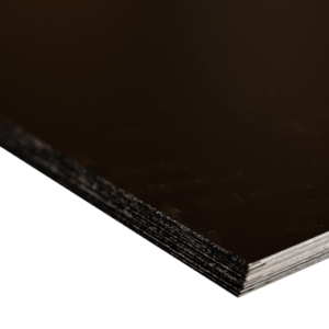 Chapa Lisa Prepintada Negra C25